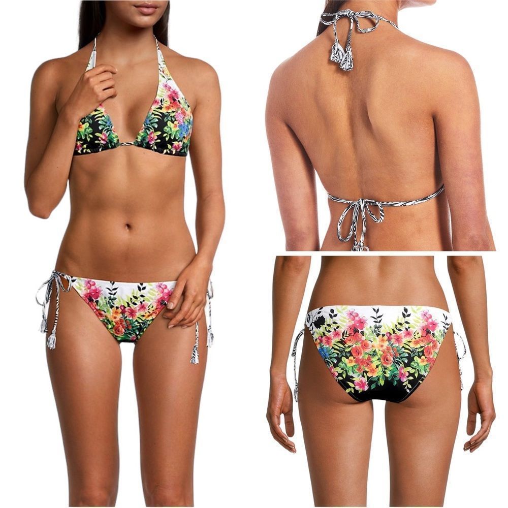 Johnny Was Spring String Bikini Top & Spring String Bikini Bottoms - Picture 3 of 15